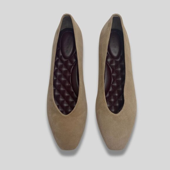 BIRDIES Crane Suede Ballet Flats Fawn Suede Size 9